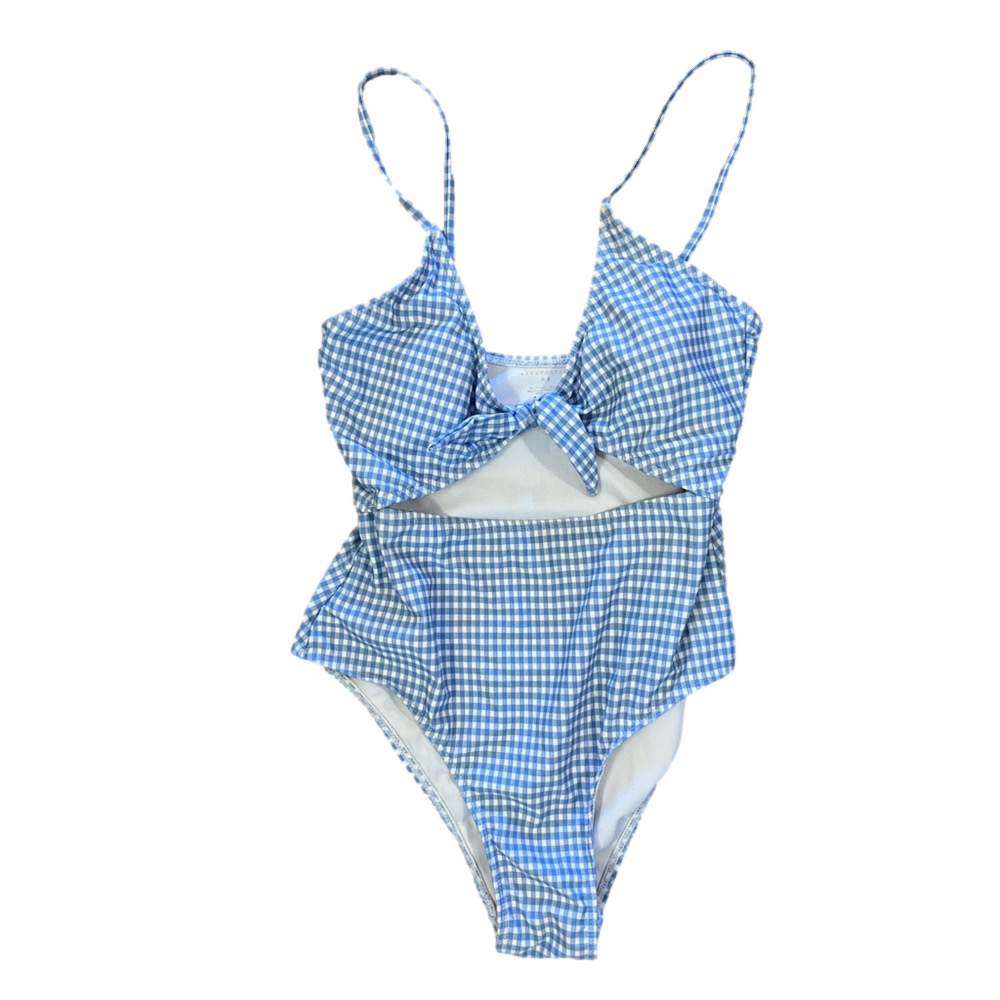 Gingham Halter Monokini, AÉROPOSTALE Size Medium swimsuit bathing suit one piece